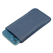 Leather mobile phone case cowhide storage bag for Apple iPhone 13 Pro Max mini