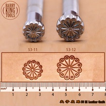 53-11 12 21 22 01 02 32 Big Flower Heart American Barry King handmade leather carving printing tool