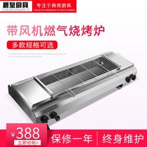 Commercial smoke-free gas barbecuing oven Home Gas liquefied natural gas outdoor grilled meat Noodle Gluten Toasted Raw
