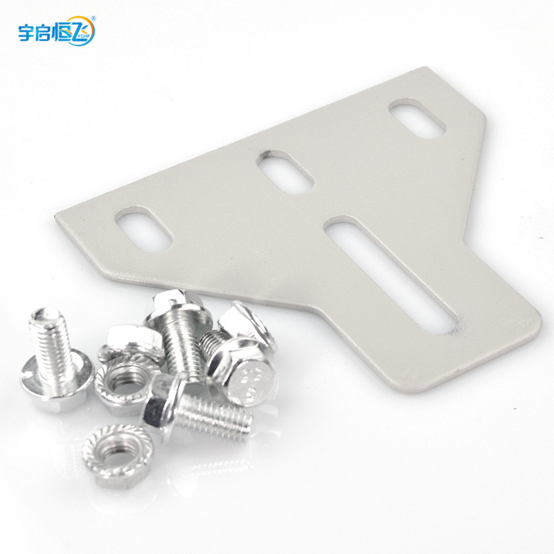 YQHF Yu Enlighheng Fly U Steel Routing Rack Accessories Flat Triangle Multifunction Connection Board Telecom Mobile Unicom Communication Equipment Room U Steel Routing Rack Accessories Main Beam Hoisting Connecting Piece