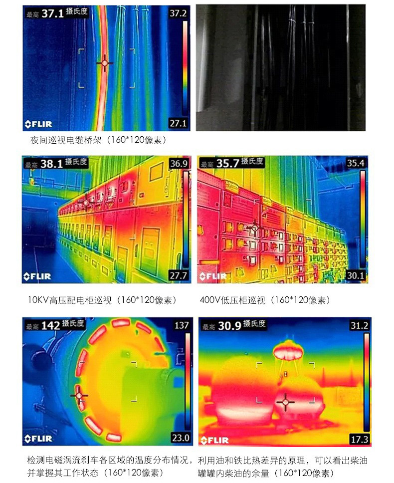 Тепловизор 美国菲力尔flir e4 e5 e6 e8xt高精度e54 e76 60手持红外热成像仪
