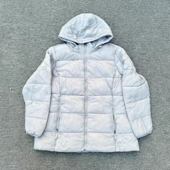 European and american original single women's ultra-light and ultra-soft down cotton coat, light and large size mm removable hat, casual autumn and winter cotton coat European and american original single women's ultra-light and ultra-soft down cotton coat, light and large size mm removable hat, casual autumn and winter cotton coat