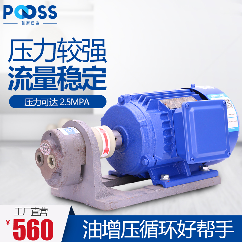 Pps CB-B high-pressure gear oil pump three-phase 380 booster machine tool circular hydraulic copper core high lift press