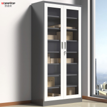 Tongbo certificate cabinet iron cabinet locker with lock glass bookcase office filing cabinet filing cabinet