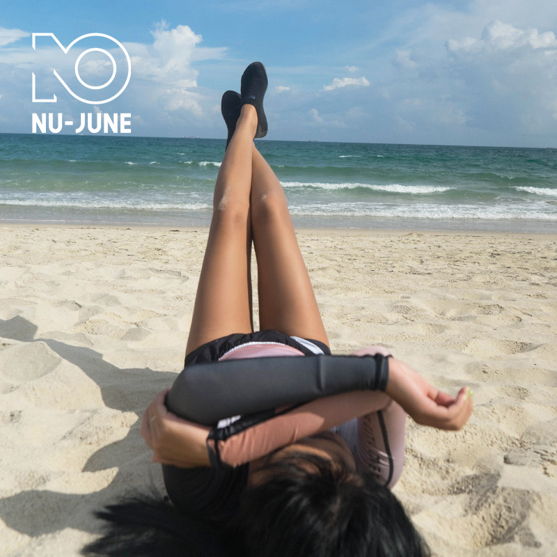 Nu-June swimming diving socks male and female diving snorkeling involved in water Anadromous swimming soft shoes non-slip anti-cutting beach shoes