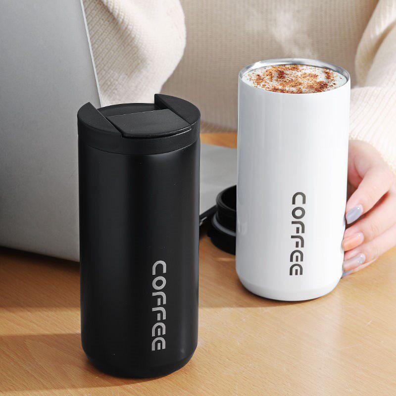 Small and delicate portable with stainless steel American coffee cup sub-insulated European style extravaganza accompanied by a carry-on