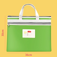 Зеленая портативная сумка для учебы