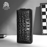 Длинный бумажник, вместительная и большая сумка с петлей на руку, маленькая сумка клатч, Таиланд, длина макси, из натуральной кожи