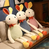 Милый большой кролик, плюшевая игрушка, кукла девочка, талисман для сна, подушка для обнимания, год кролика, талисман года