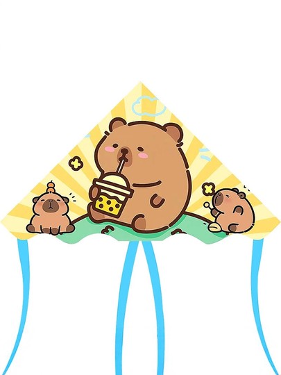 Kapibara Cartoon Kite Children Breeze Easy to Fly 2025 Nueva cometa grande Weifang de alta gama para adultos
