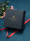 Tie men's gift box knot-free zipper business black high-end luxury suit pocket square tie clip gift giving