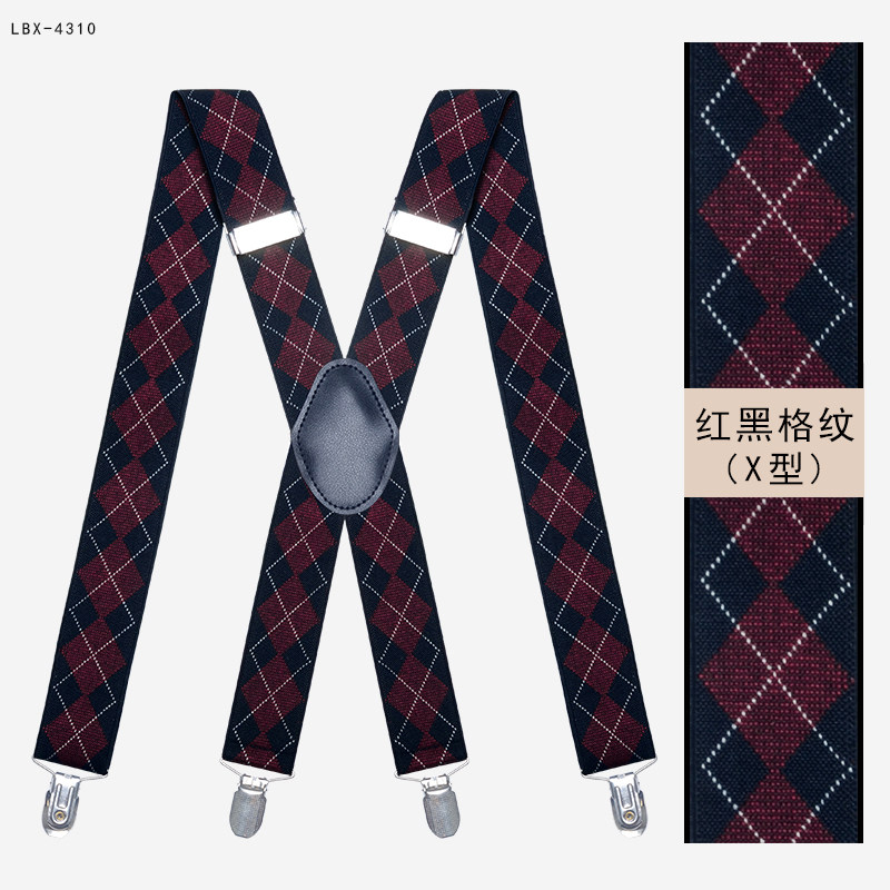 英伦风弹力背带夹|防滑不勒腰,伴郎穿搭神器!-吊袜带-淘宝百科网