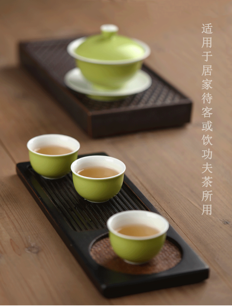 Bright to taste tea cup single jingdezhen ceramic female kung fu tea set manual Chinese style household small tea masters cup