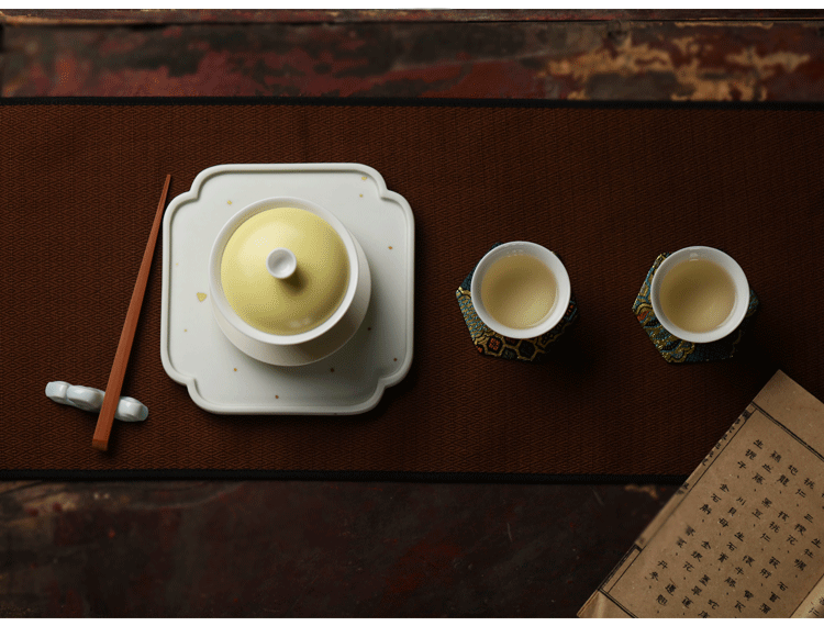 Bright zen Japanese tea mat cotton and linen cloth cloth art of jingdezhen kung fu tea accessories table cloth home tea flag