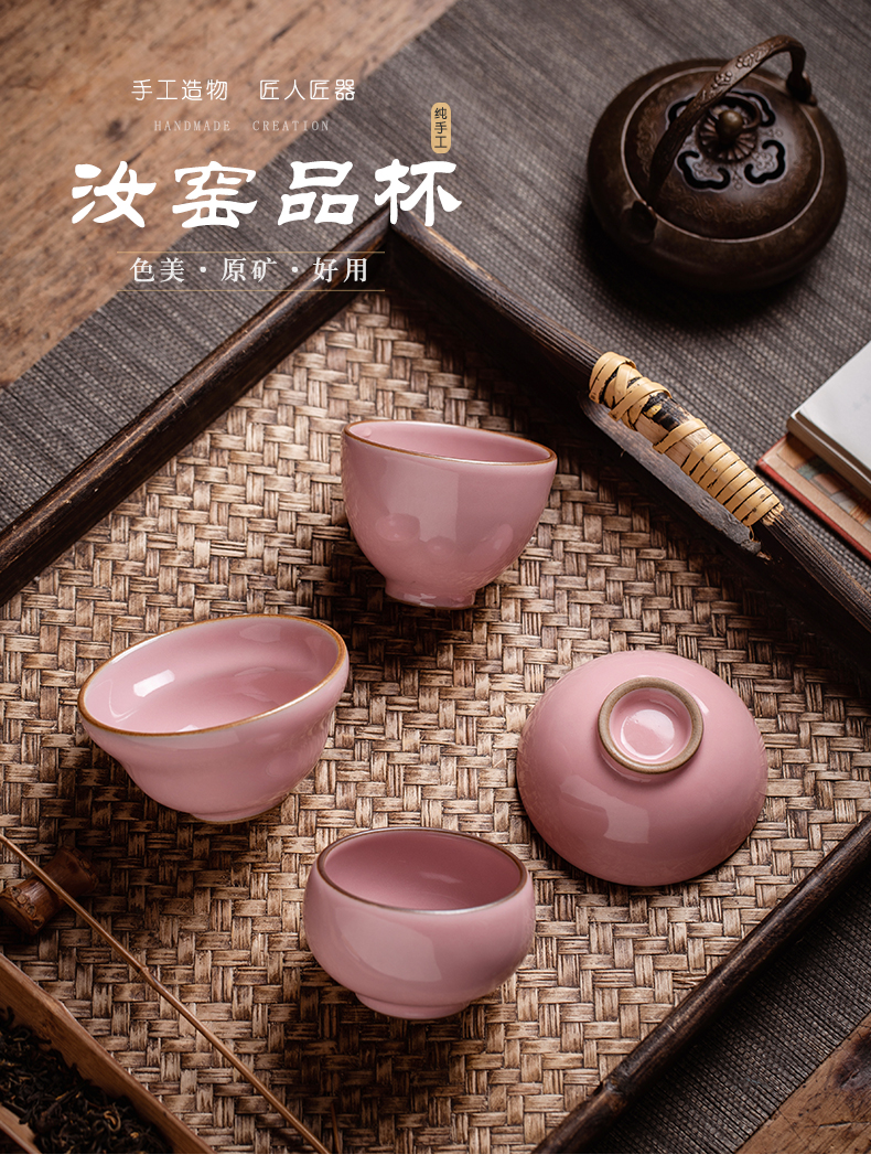 Your tear up cup masters cup a single large sample tea cup jingdezhen ceramic tea set piece can raise individual cup