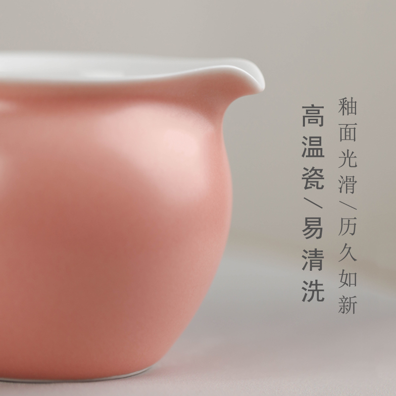 Bright products fair keller large capacity of tea ware jingdezhen ceramic pink getting points kung fu tea set, cup and cup and cup