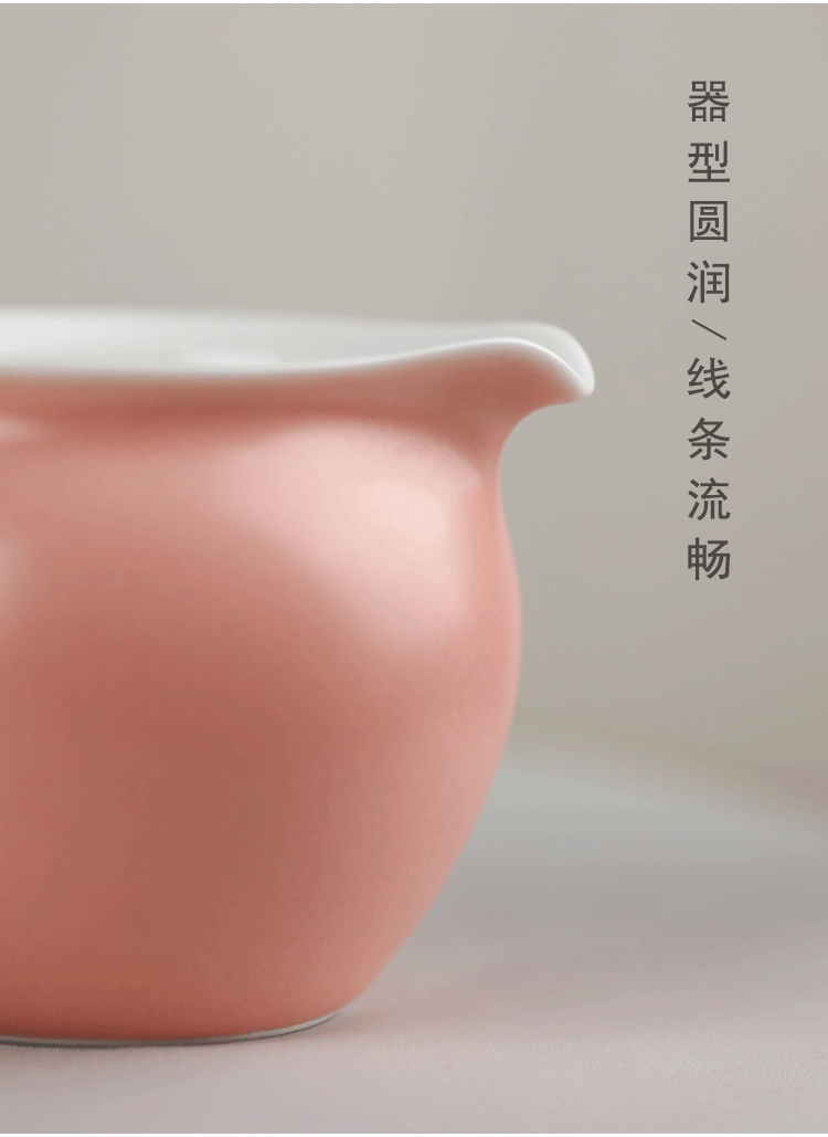 Bright products fair keller large capacity of tea ware jingdezhen ceramic pink getting points kung fu tea set, cup and cup and cup