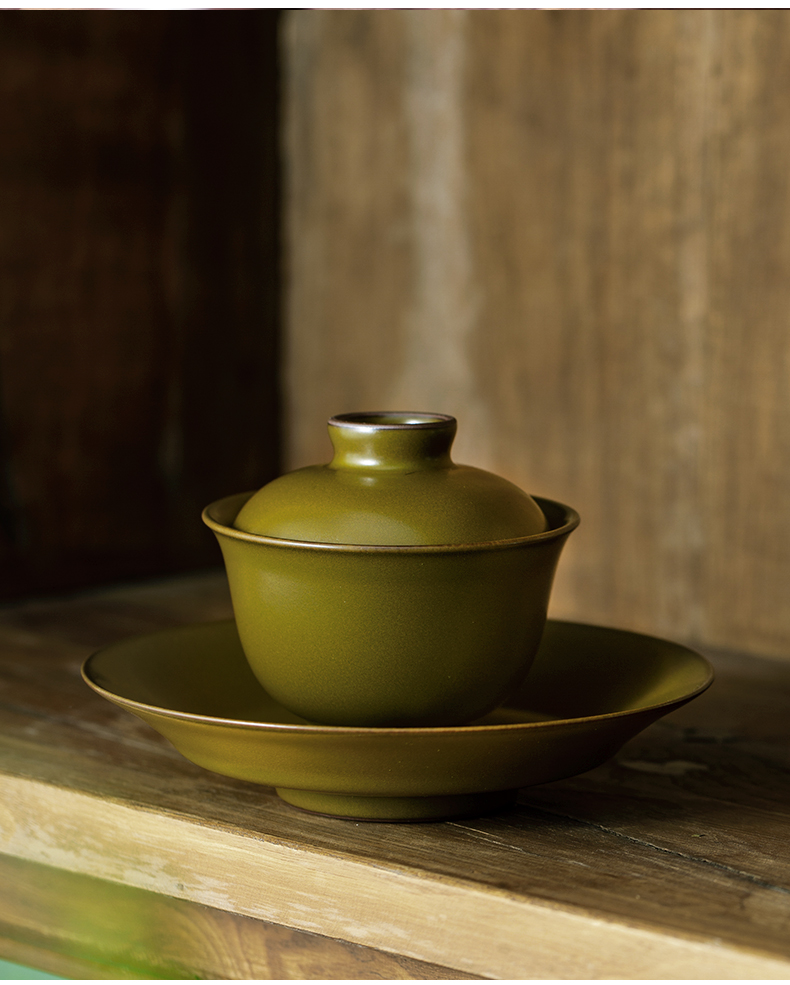 Only tureen tea at the end of the second single large pure manual jingdezhen kung fu tea set 180 ml ceramic tea bowl