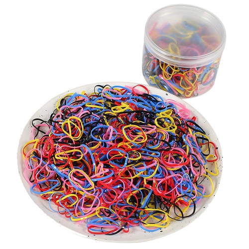 Детский одноразовый безвредный эластичный аксессуар для волос, резинка для волос, не повреждает волосы