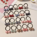 Детская ткань, эластичная безвредная резинка для волос, не повреждает волосы