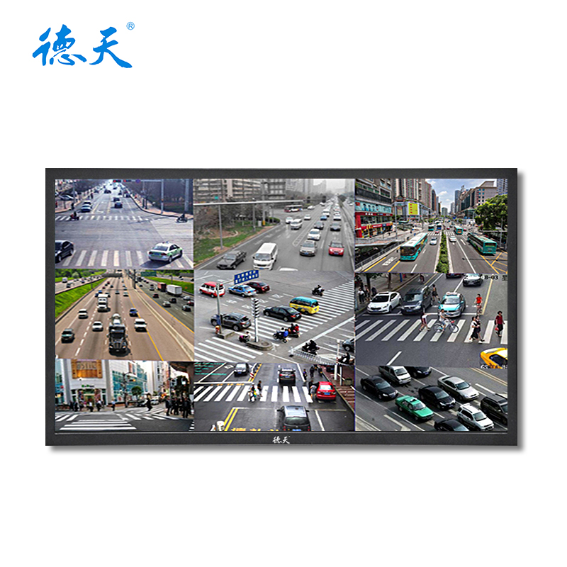 Detian 21 5 32 32 43 55 65 inch monitor display screen security industrial grade high definition liquid crystal monitor wall-mounted-Taobao