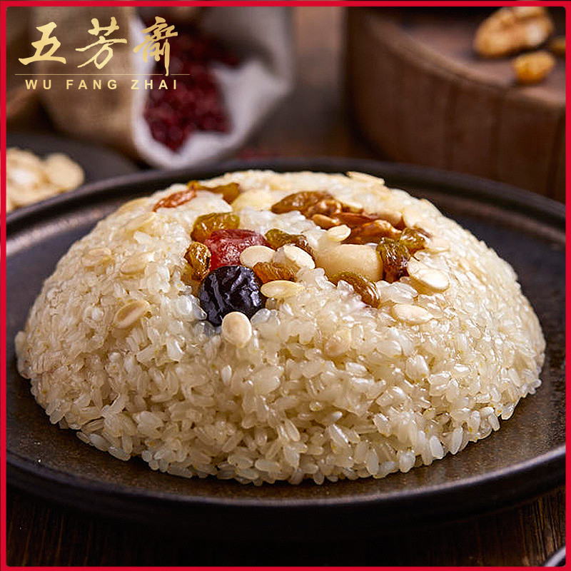 五芳斋 八宝饭 350g铁罐装*3罐 双重优惠折后¥19.9包邮 五芳斋 八宝饭 350g铁罐装*3罐 双重优惠折后¥19.9包邮