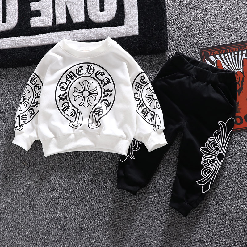 Korean boy's spring dress suit Young children sports leisure children two handsome boy tide cards