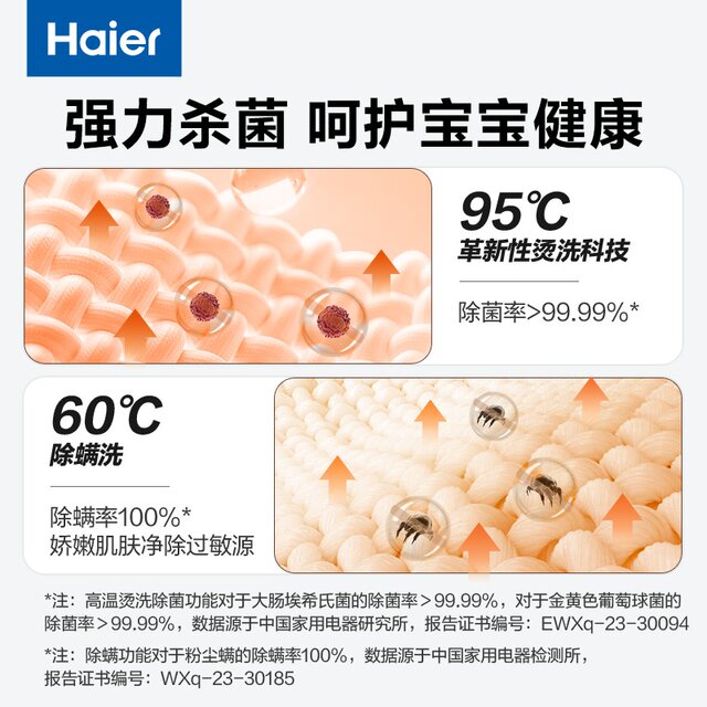 Haier XQGM30-B769U1 wall-mounted small sterilizing 3kg mother, baby and children's underwear washing machine