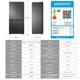 Haier BCD-465WGHTDEDS9 cross-door refrigerator first-level dual-frequency black gold purification