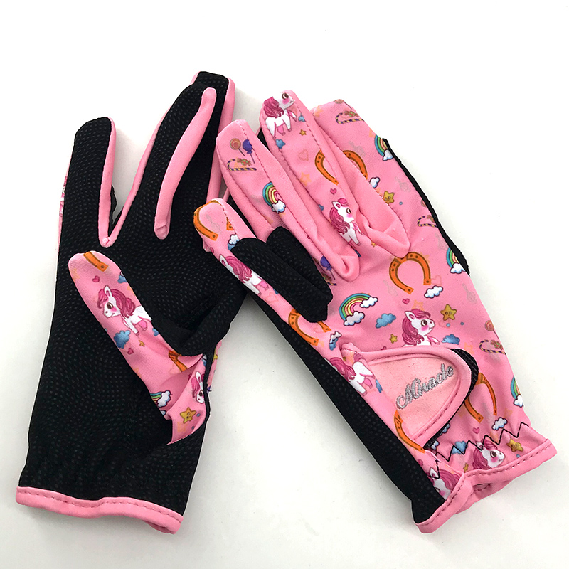 Children Equestrian Gloves Professional Riding Training Competition Non-slip Abrasion Resistant Gloves Boy Rider Equipped Girl Gloves-Taobao