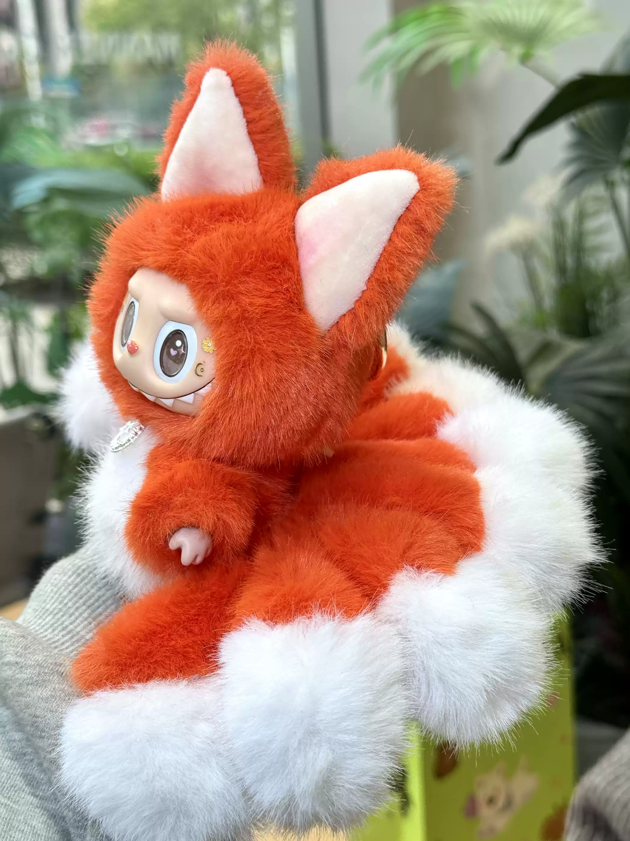 水蜜桃桃九尾狐LABUBU 超重工定製可直接拍正品改娃吉吉原創