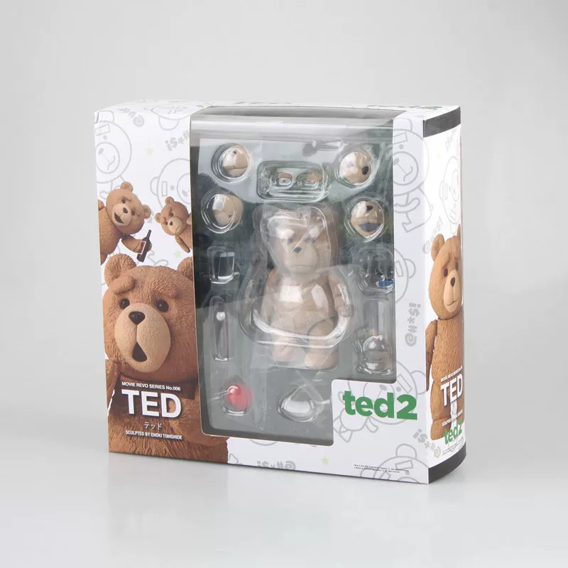 Yamaguchi Teddy Bear TED2 Survival Bear Blogen Bear joint can hand in the office model decorative doll