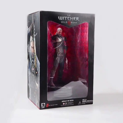 Охотник на ведьм сумасшедший охота Великий Мастер Уайт Вольф Статуя местной модели.