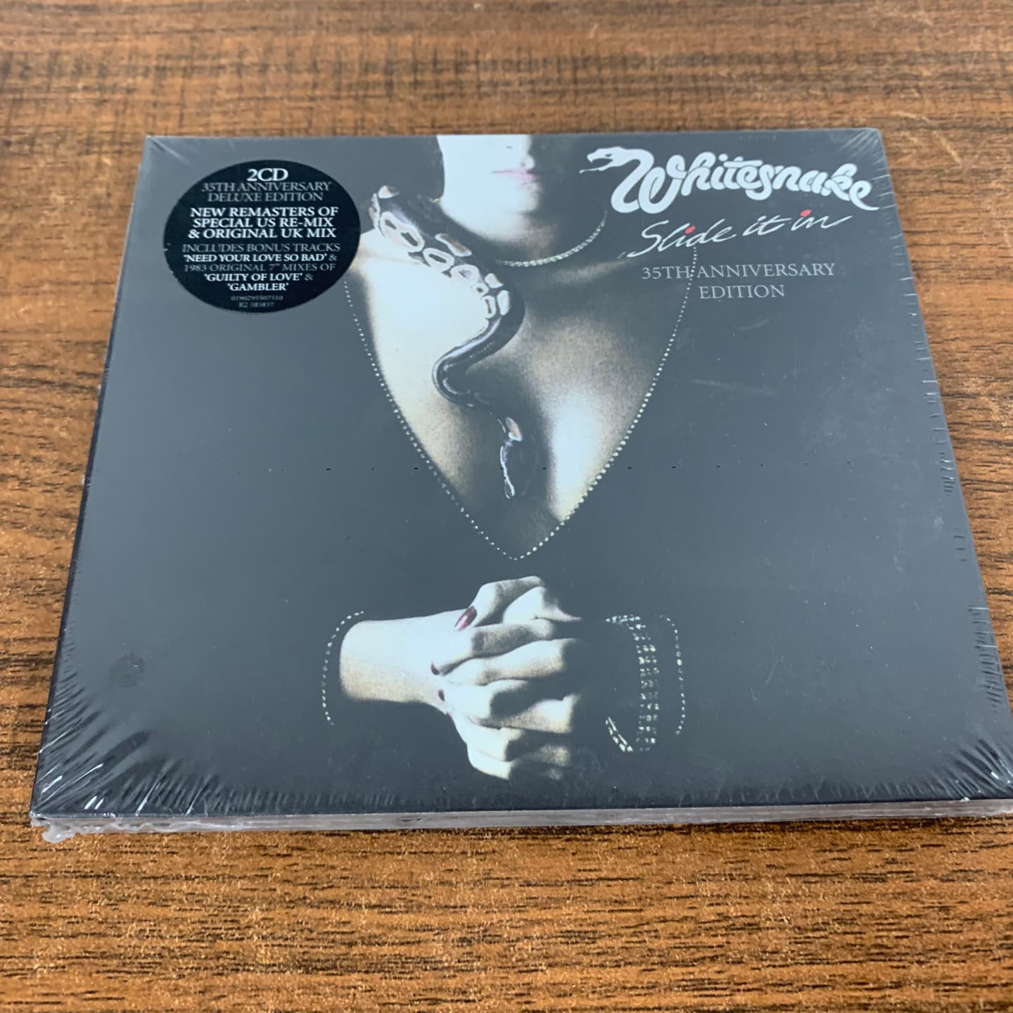 Европейская и американская нераспечатанная лента White Snake Band Whitesnake в формате 2CD Изображение 1