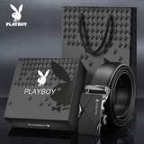 Playboy, мужской ремень, кожаная трендовая пряжка для отдыха, из натуральной кожи