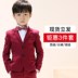 Childrens xanh phù hợp với cậu bé nhỏ phù hợp với phù hợp với phiên bản Hàn Quốc đẹp trai biểu diễn piano trẻ em váy hoa ăn mặc mùa thu nam. 