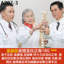 Dragon layer flower spine chiropractic bone massage video tutorial Chinese spine correction bone setting technique learning materials