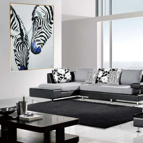 Индивидуальная точечная резка мозаики ручной работы и декоративная мозаика, подвесная фреска, фреска для входа, простая легкая роскошная мозаика в китайском стиле