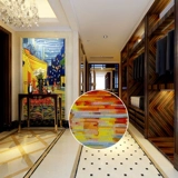 Мозаичная резка фоновая настенная крыльца гостиная ресторан проход проход проход в дверь головоломка