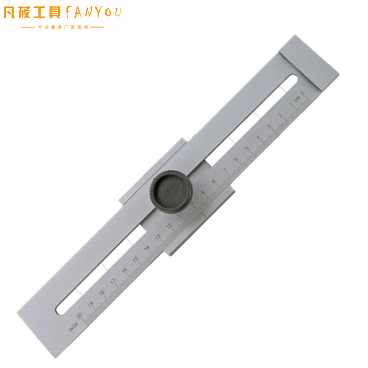 Where the Naked Oats Industrial Grade Mark Scribe Ruler Ruler Woodworking Square Gauge 200-500 Upper Mariculture