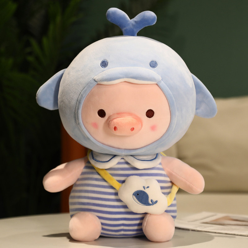 Cute piggy piggy piggy wool suede toy doll ultra cute cloth doll accompanied to sleep with pillow birthday present girl