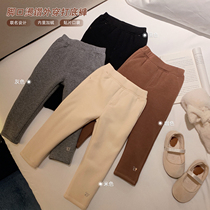 Bean a few mothers feet hot drill outside wearing leggings children pine thick Joker warm pants