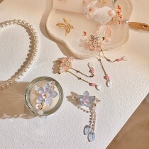 Beans A Few Moms Girl Retro Hanfu Fan 2022 Summer New Trendy Female Baby China Wind Hair Accessories Tide