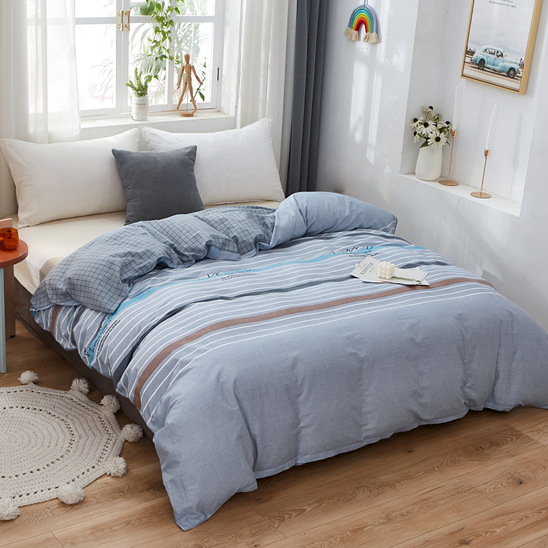 Pure cotton quilt cover Single piece Summer 1 5 m All cotton Home Single double 200x230cm thin section Student Dormitory Quilt Cover