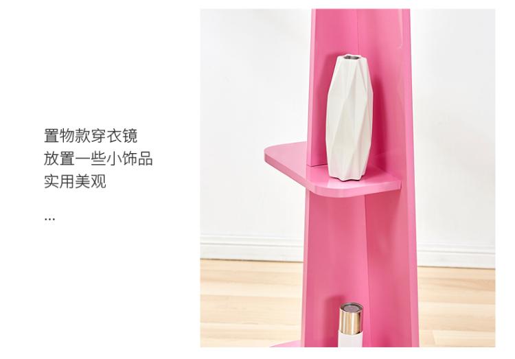 Gương đầy đủ chiều dài gương sàn gương nhà âm thanh nổi gương xoay phù hợp gương phòng ngủ nữ ký túc xá đơn giản đặc biệt - Gương gương treo tường