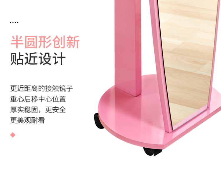 Gương đầy đủ chiều dài gương sàn gương nhà âm thanh nổi gương xoay phù hợp gương phòng ngủ nữ ký túc xá đơn giản đặc biệt - Gương gương treo tường