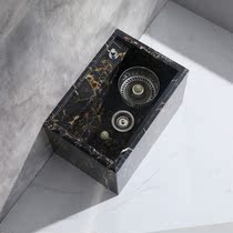 Double drive mop pool 58X39 outdoor stone trough flower and fish mop pool tank washing automatic basin Athens golden flower