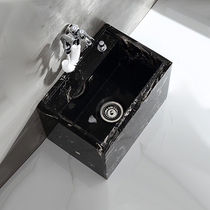 58x39 Stone mop pool Art mop bucket Courtyard mop basin Outdoor mop pool Pebble mop pool