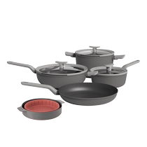 Bay Gaufoo kitchen full range of home non-stick pan with four pieces of frying pan frying pan Frying Pan Milk Pan Suit 3115