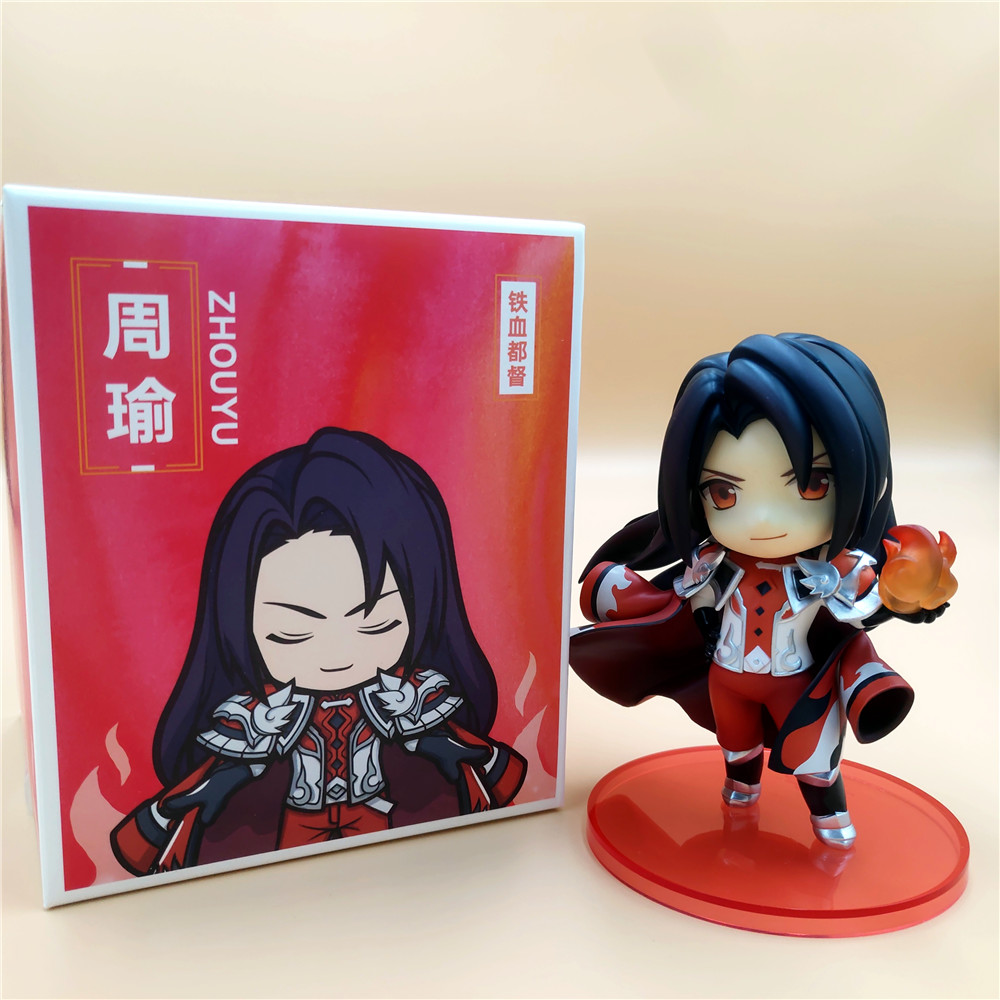 Wang's Honor Genuine Iron Blood prefect Zhou Yu's Office Q Edition Model Pendulum Pieces Perimeter Petty Jo Gongzai-Taobao
